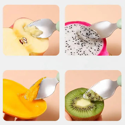 Fruit Scrapper Spoon | Happy Healthy Feedings