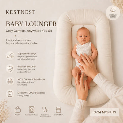 Baby Nest + Cover| Ease Baby Discomfort